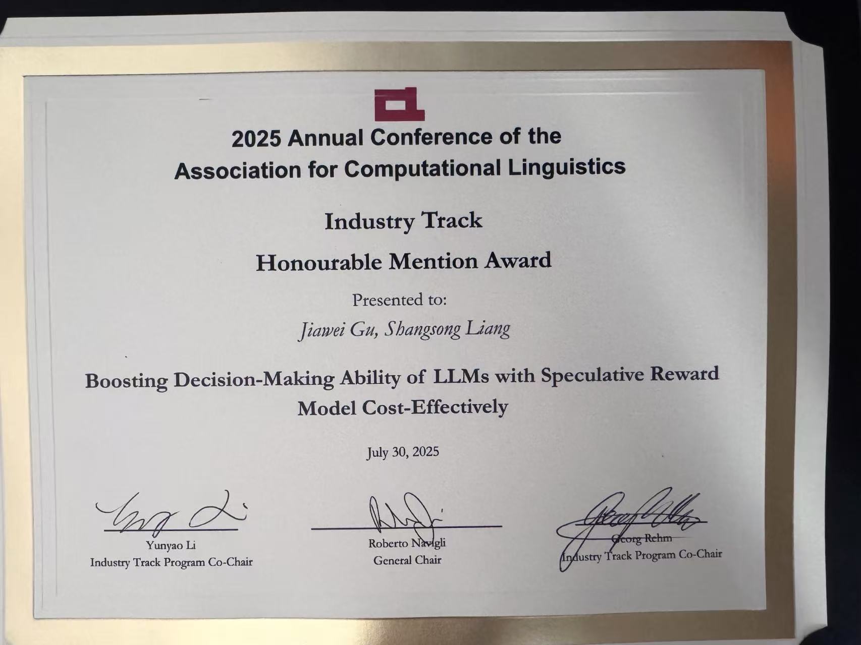 Speculative Reward Model Boosts Decision Making Ability of LLMs Cost-Effectively